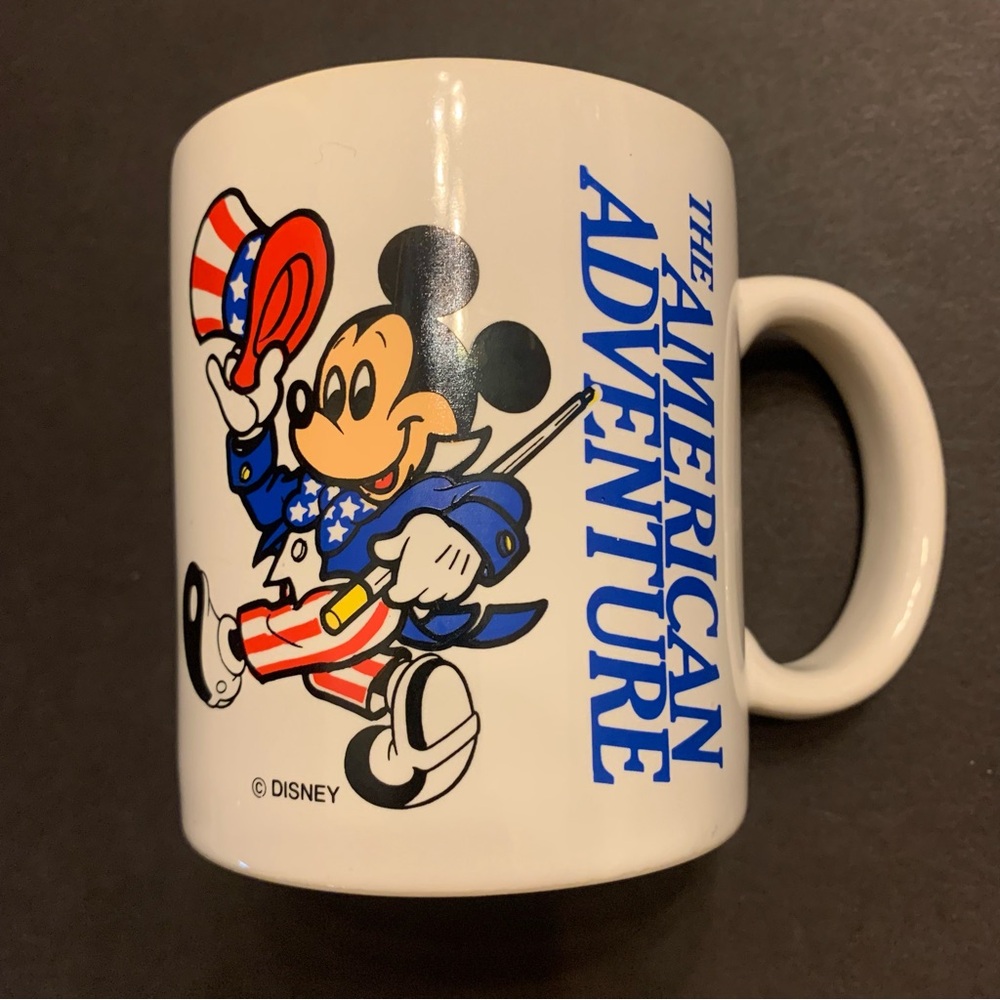 Vintage Mug - The American Adventure Mickey Mouse Epcot Center Mug